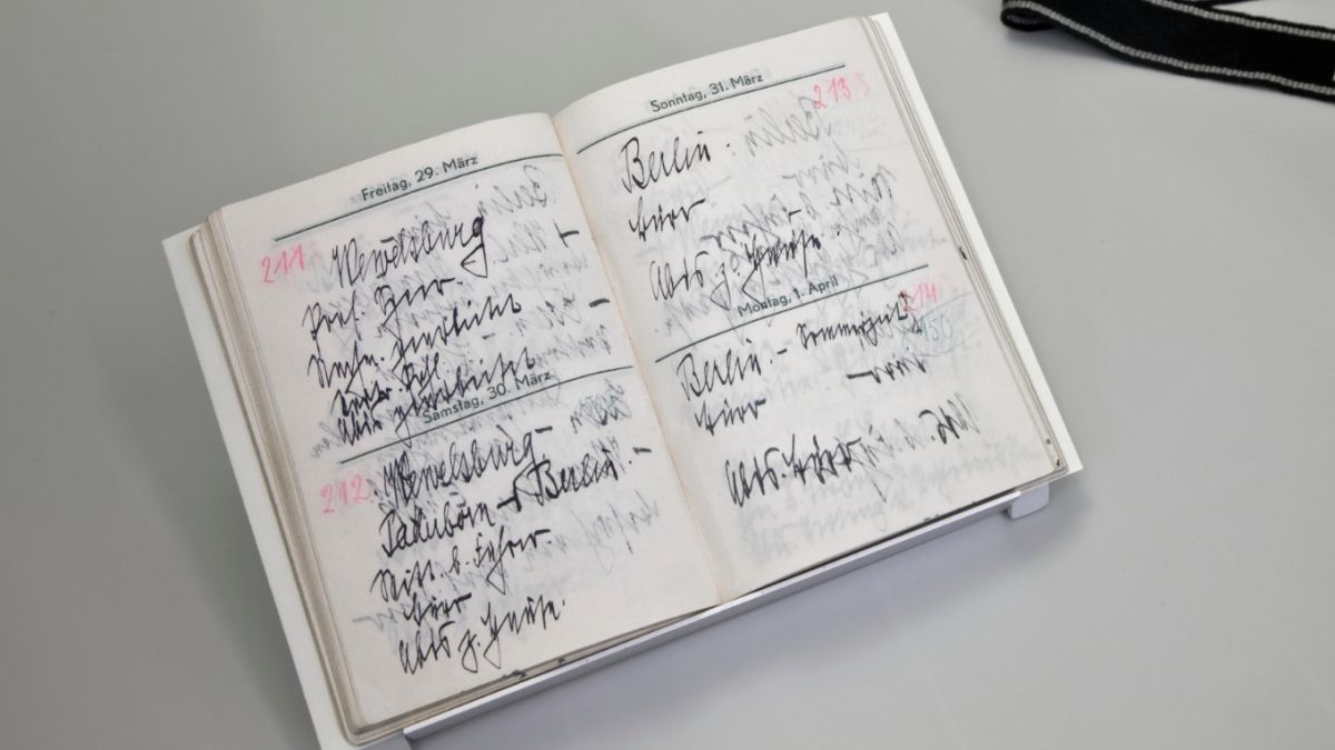 Taschenkalender von Heinrich Himmler ausgeliehen