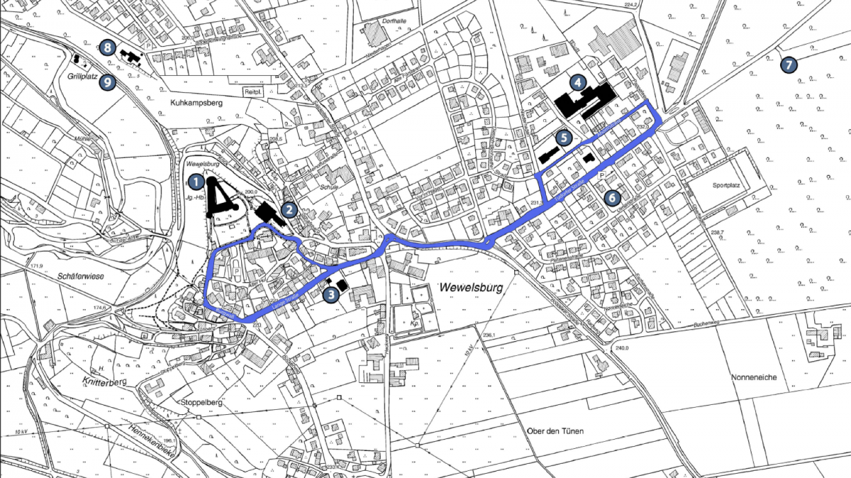 Spurensuche im Ort Wewelsburg