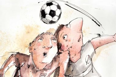 Peter Menne "Das Fußball-abc" Karikaturen und die Liebe zum Fußball 