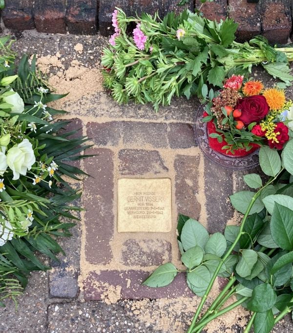 Stolperstein-Verlegung Gerrit Visser